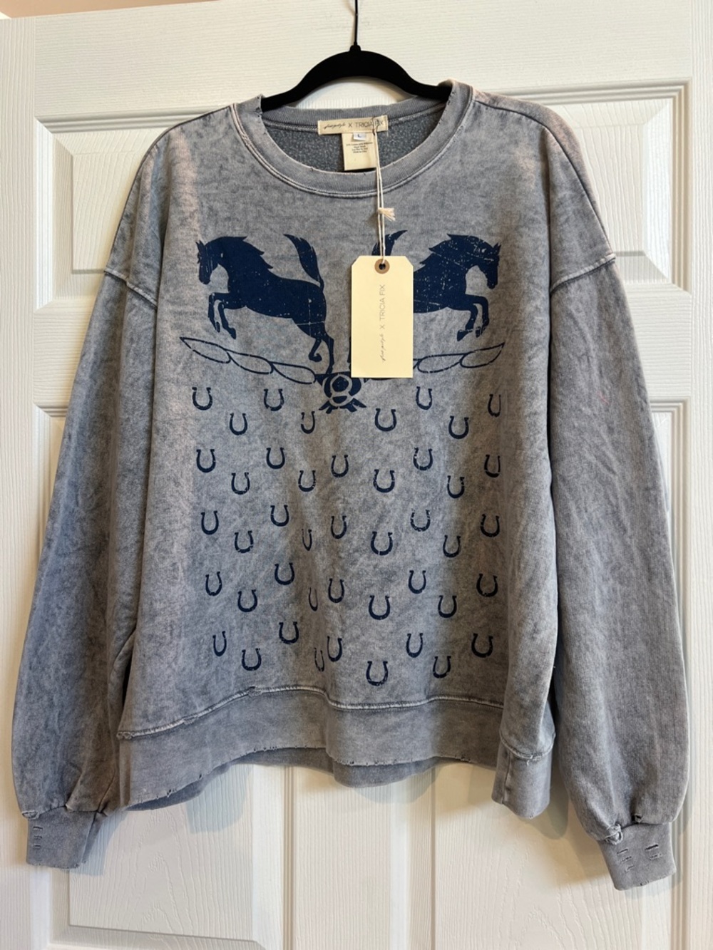 Free People x Tricia Fix Crewneck Sweatshirt